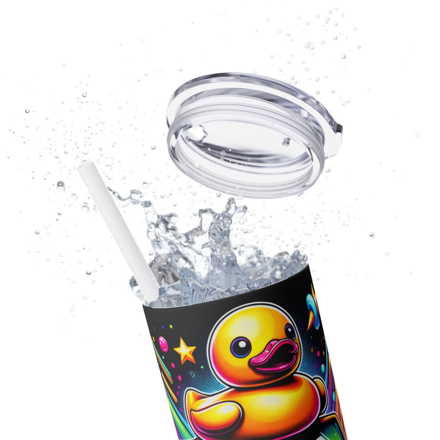 Duck Duck Skinny Tumbler with Straw, 20oz