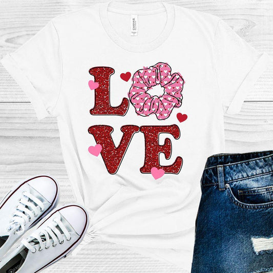 Love Scrunchie VSCO Girl Valentine's Day Graphic Tee