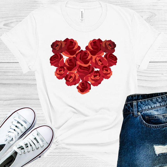 Roses Heart Graphic Tee