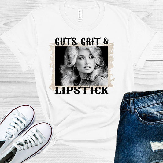 Guts Grit and Lipstick Graphic Tee