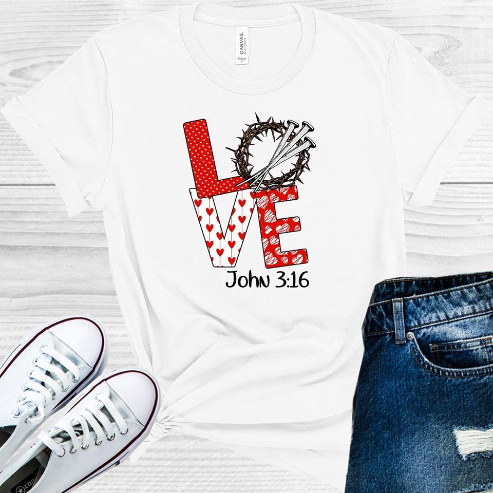 Love John 3:16 Graphic Tee