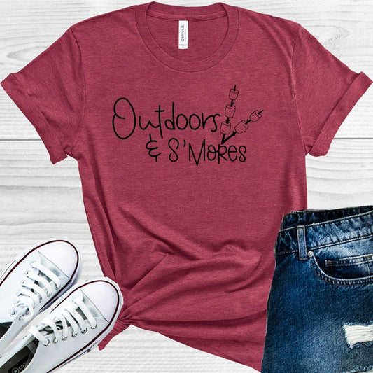 Outdoors & Smores Graphic Tee