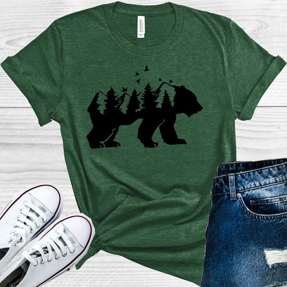 Bear Silhouette Graphic Tee
