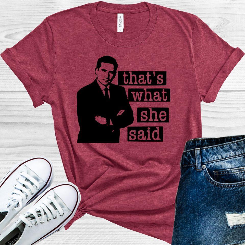 The Office That's What She Said Graphic Tee