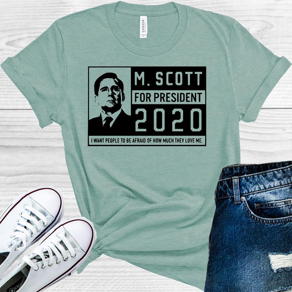 M. Scott for President 2020 Graphic Tee