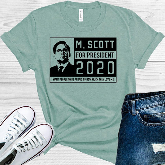 M. Scott for President 2020 Graphic Tee