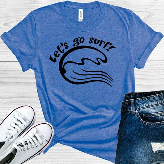 Let's Go Surf Graphic Tee