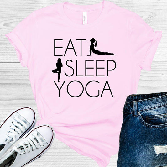 Eat Sleep Yoga Graphic Tee