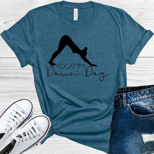 Yoga I'm Down Dog Graphic Tee