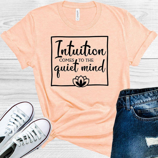Intuition Comes to the Quiet Mind Graphic Tee