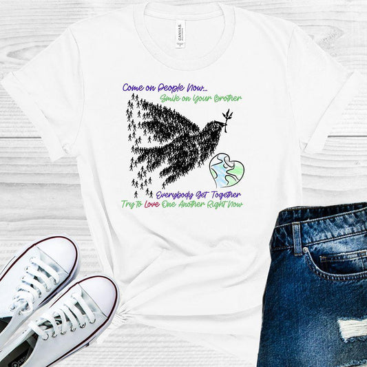 Come On People Now Smile On Your Brother Graphic Tee