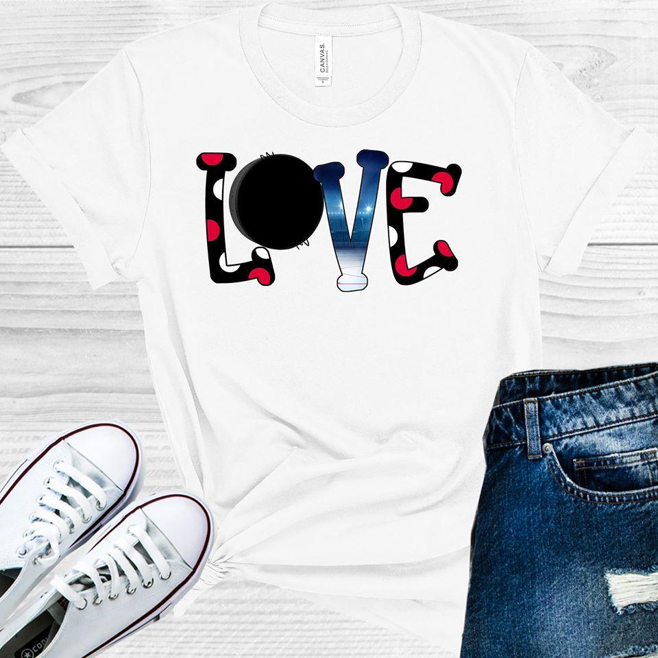 Love Hockey Graphic Tee