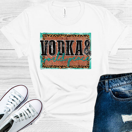 Vodka & World Peace Graphic Tee