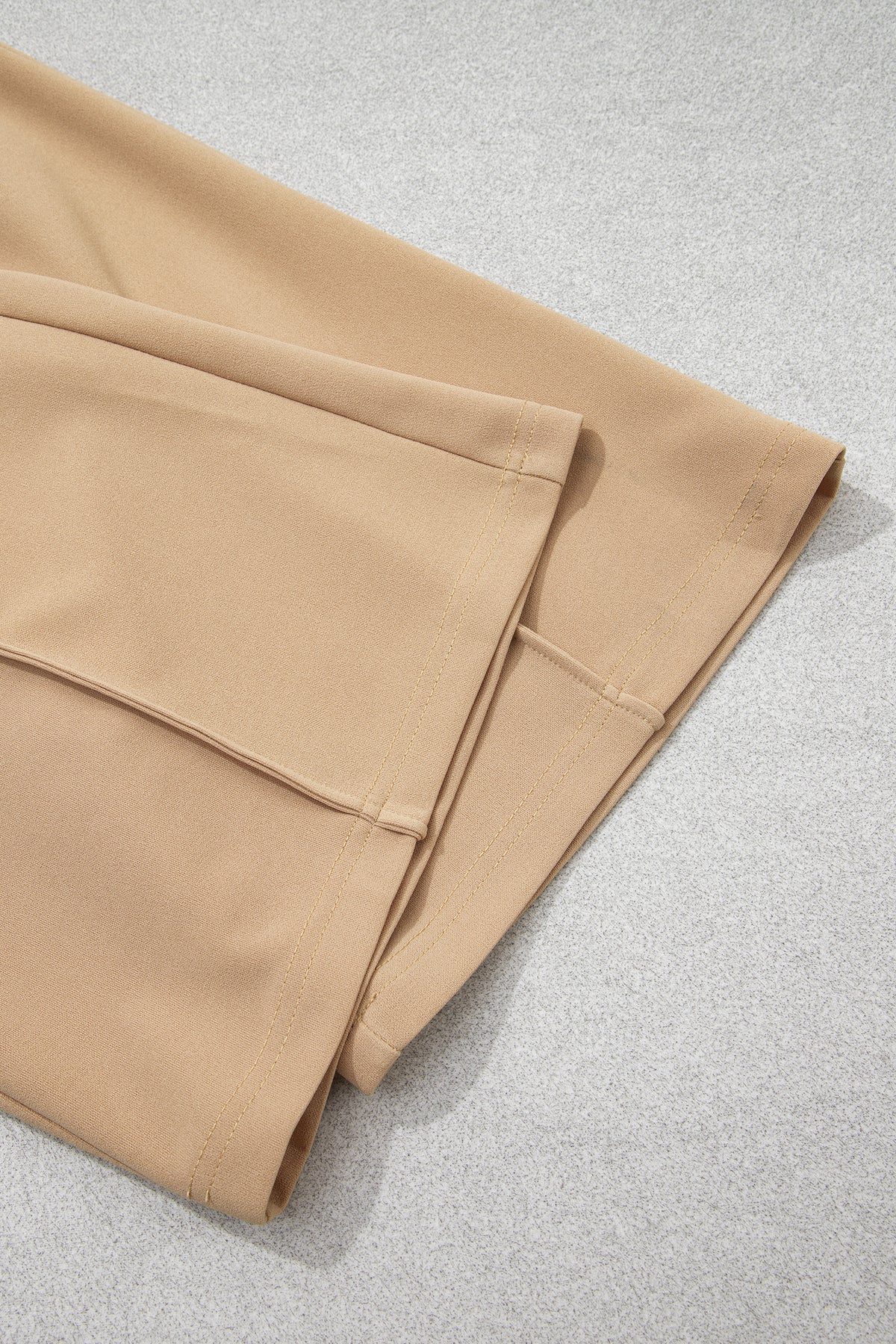 Parchment High Waist Full Length Regular Fit Pants
