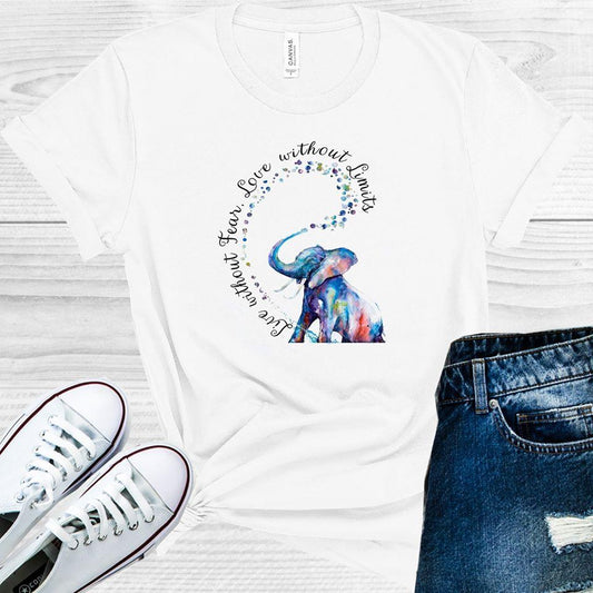 Live Without Fear Love Without Limits Graphic Tee