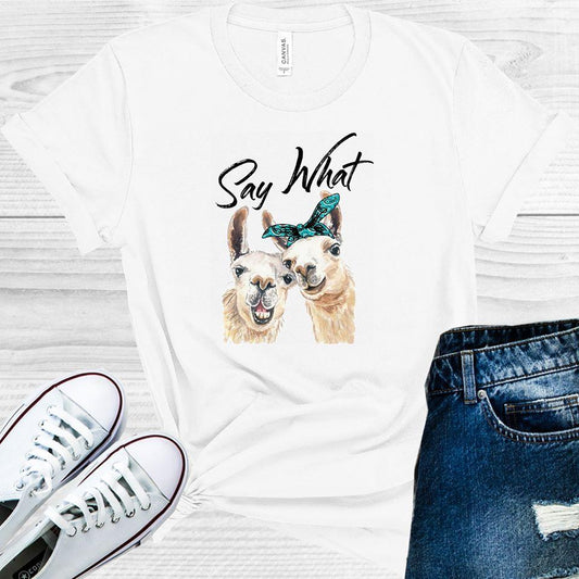 Say What Graphic Tee