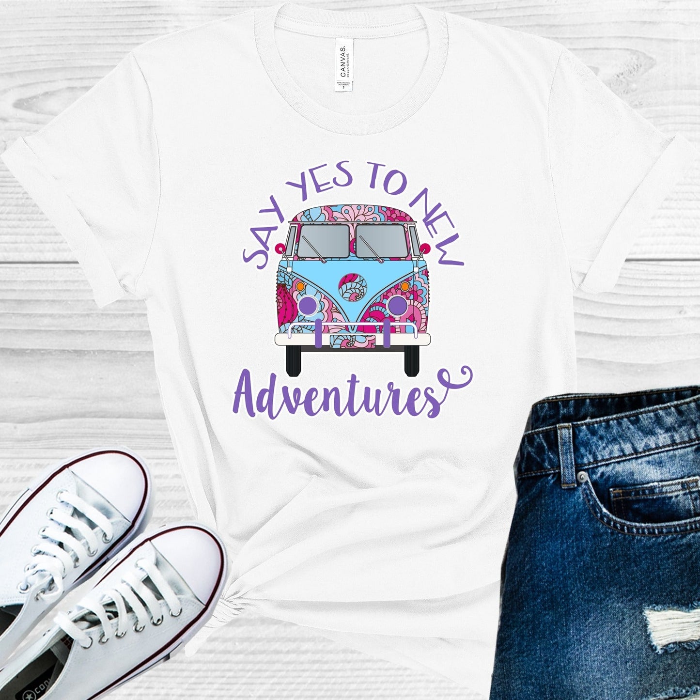 Say Yes to New Adventures Graphic Tee