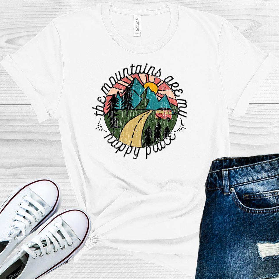 The Mountains are My Happy Place Graphic Tee