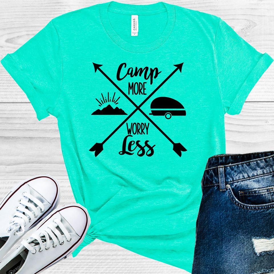 Camp More Worry Less Graphic Tee