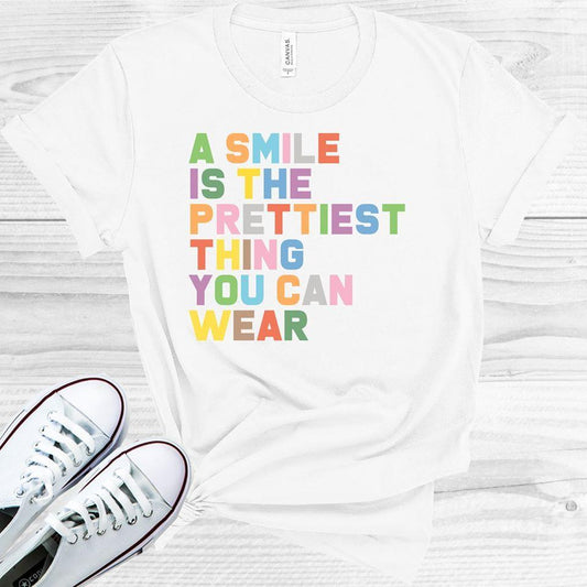 A Smile is the Prettiest Thing You Can Wear Graphic Tee