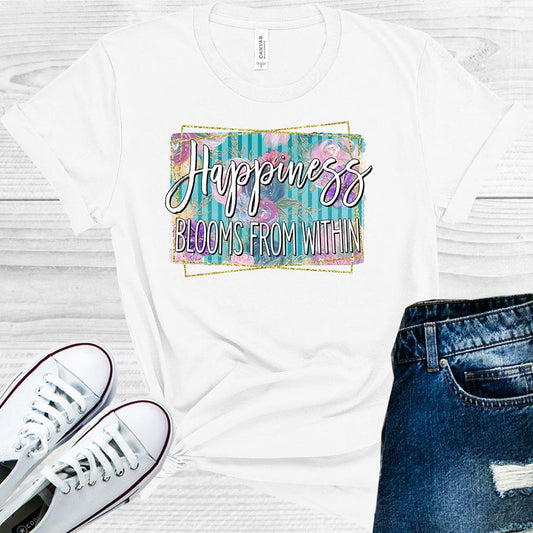 Happiness Blooms From Within Graphic Tee