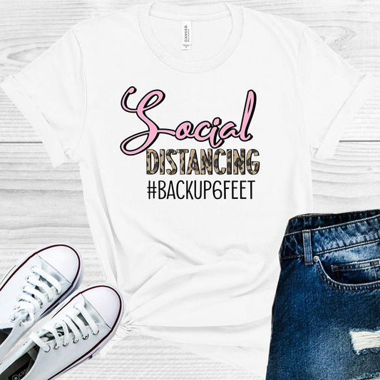 Social Distancing #backup6feet Graphic Tee