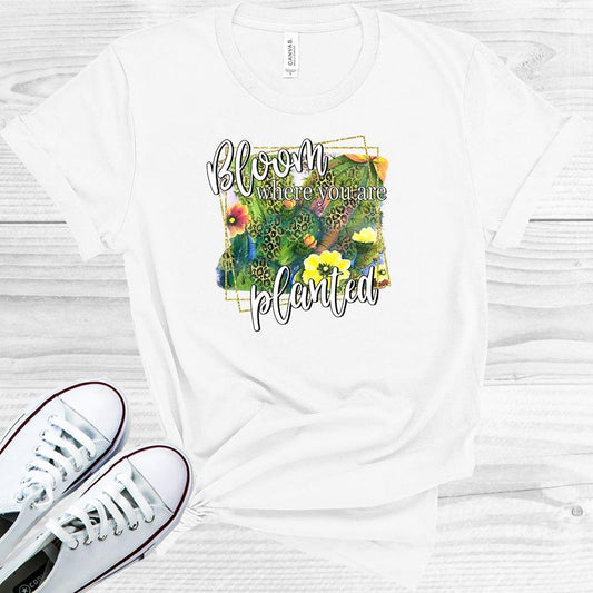 Bloom Where You are Planted Graphic Tee