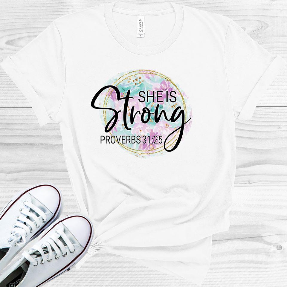 She is Strong Graphic Tee