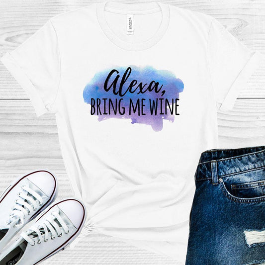Alexa Bring Me Wine Graphic Tee