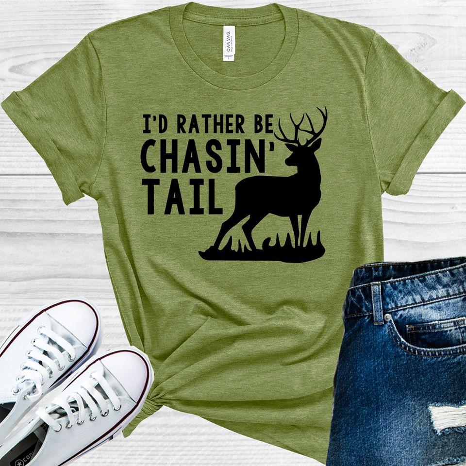 I'd Rather Be Chasing Tail Graphic Tee
