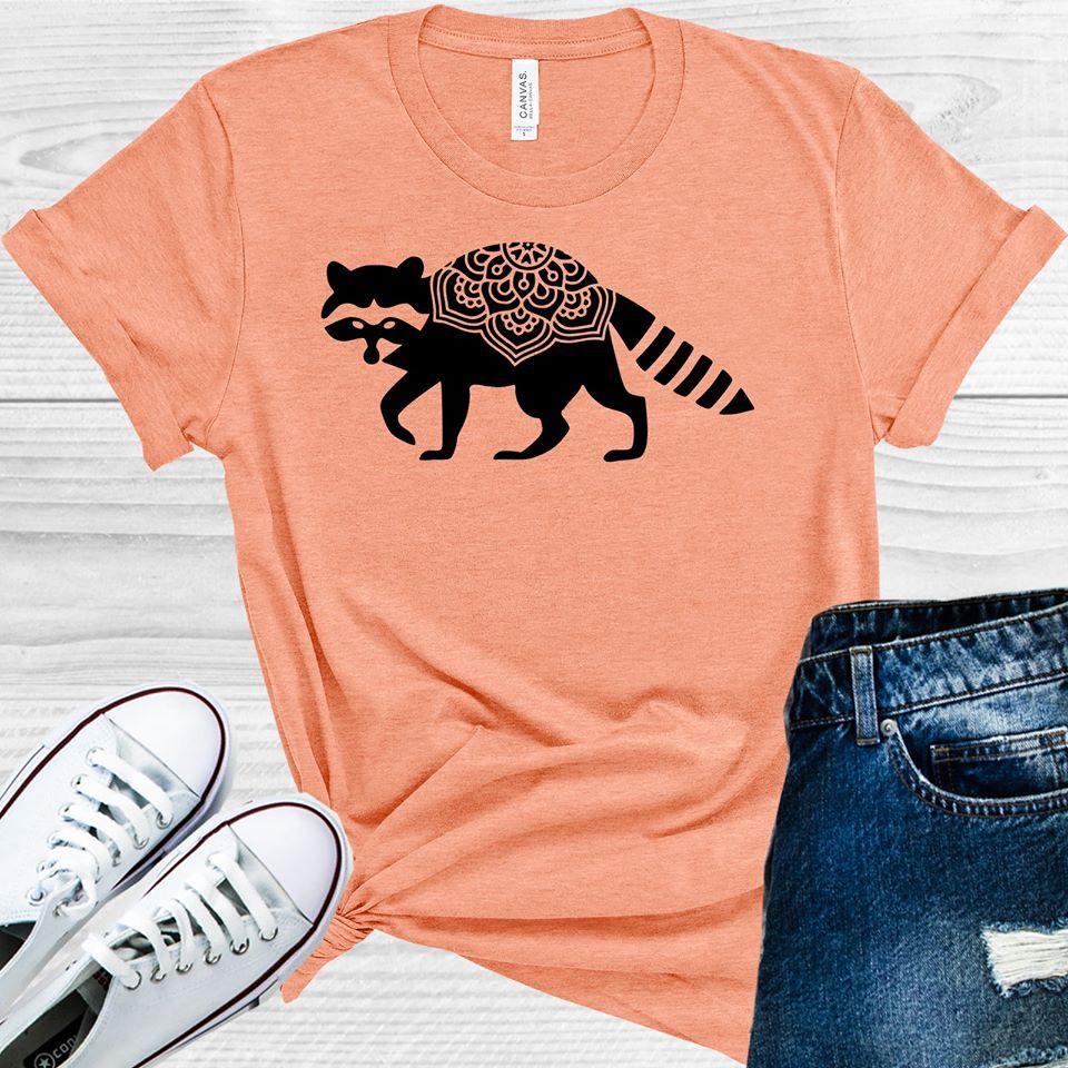 Raccoon Mandala Graphic Tee