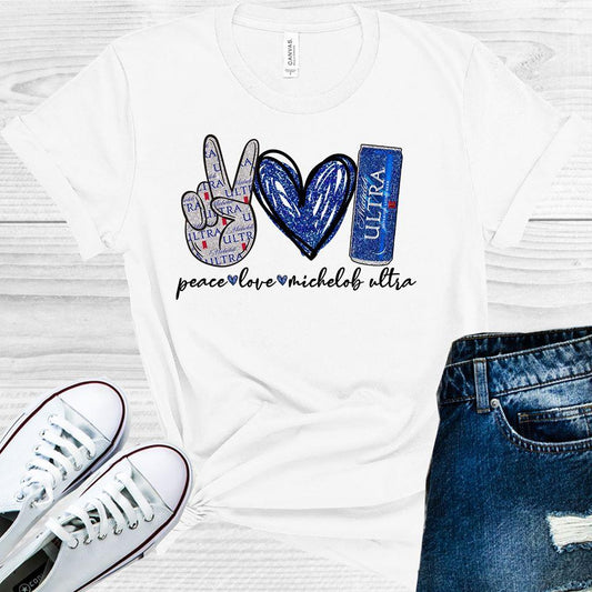 Peace Love Michelob Ultra Graphic Tee