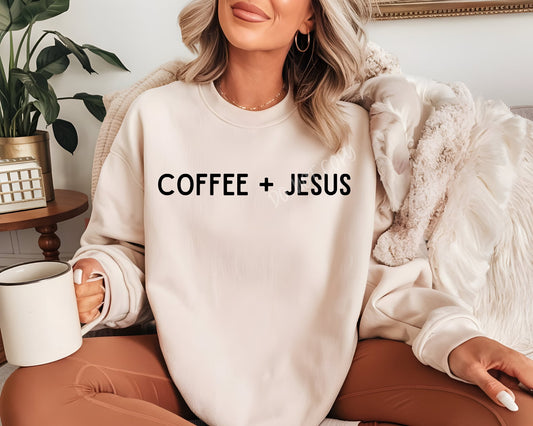 Coffee + Jesus - Sweatshirt