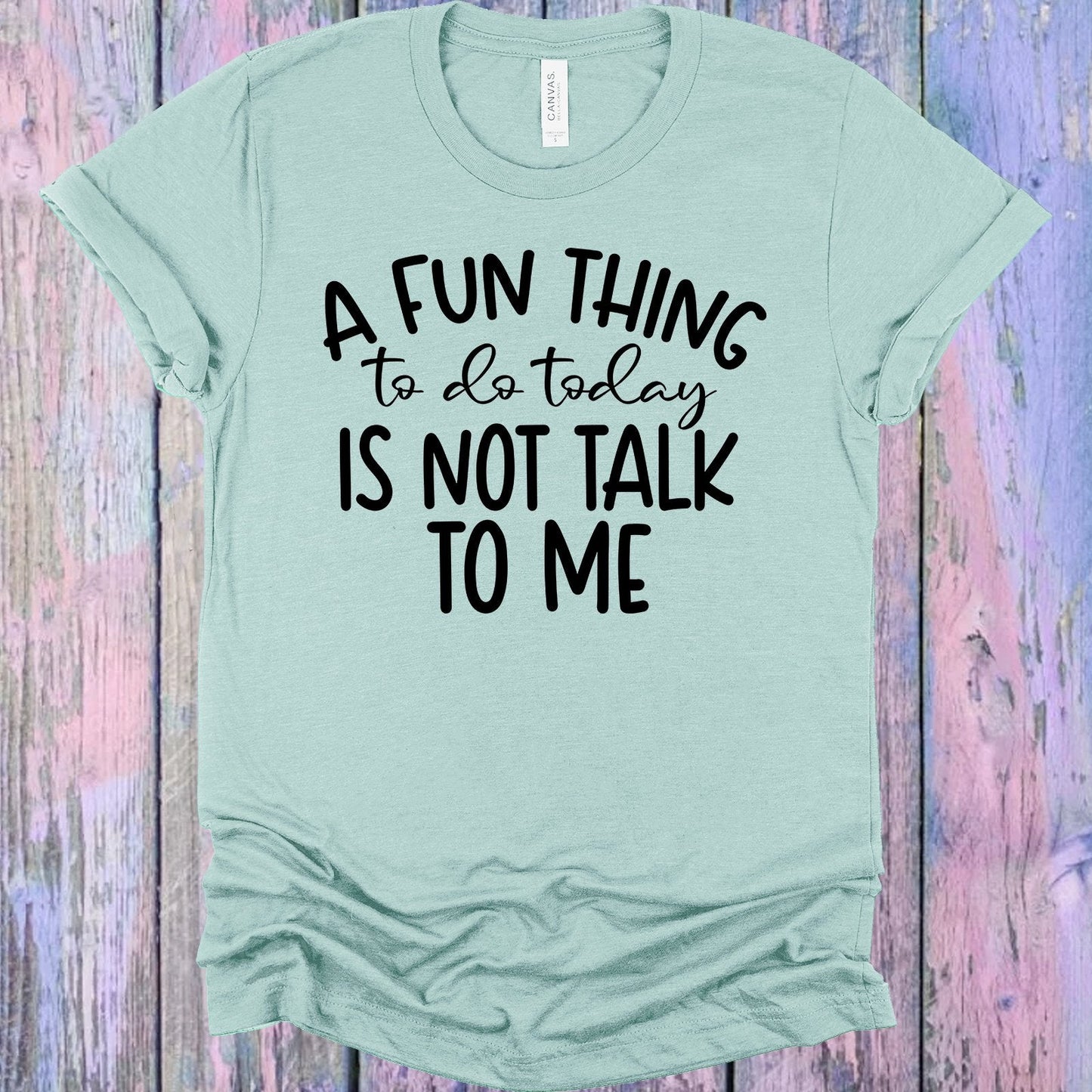A Fun Thing to Do Today is Not Talk to Me Graphic Tee