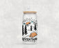 Adventure Awaits 16 oz Glass Can