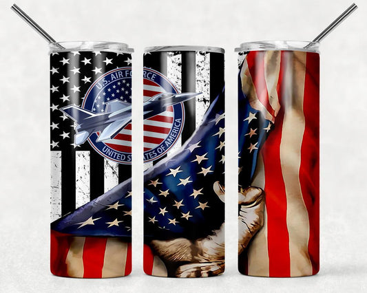 Air Force 20 oz Skinny Tumbler