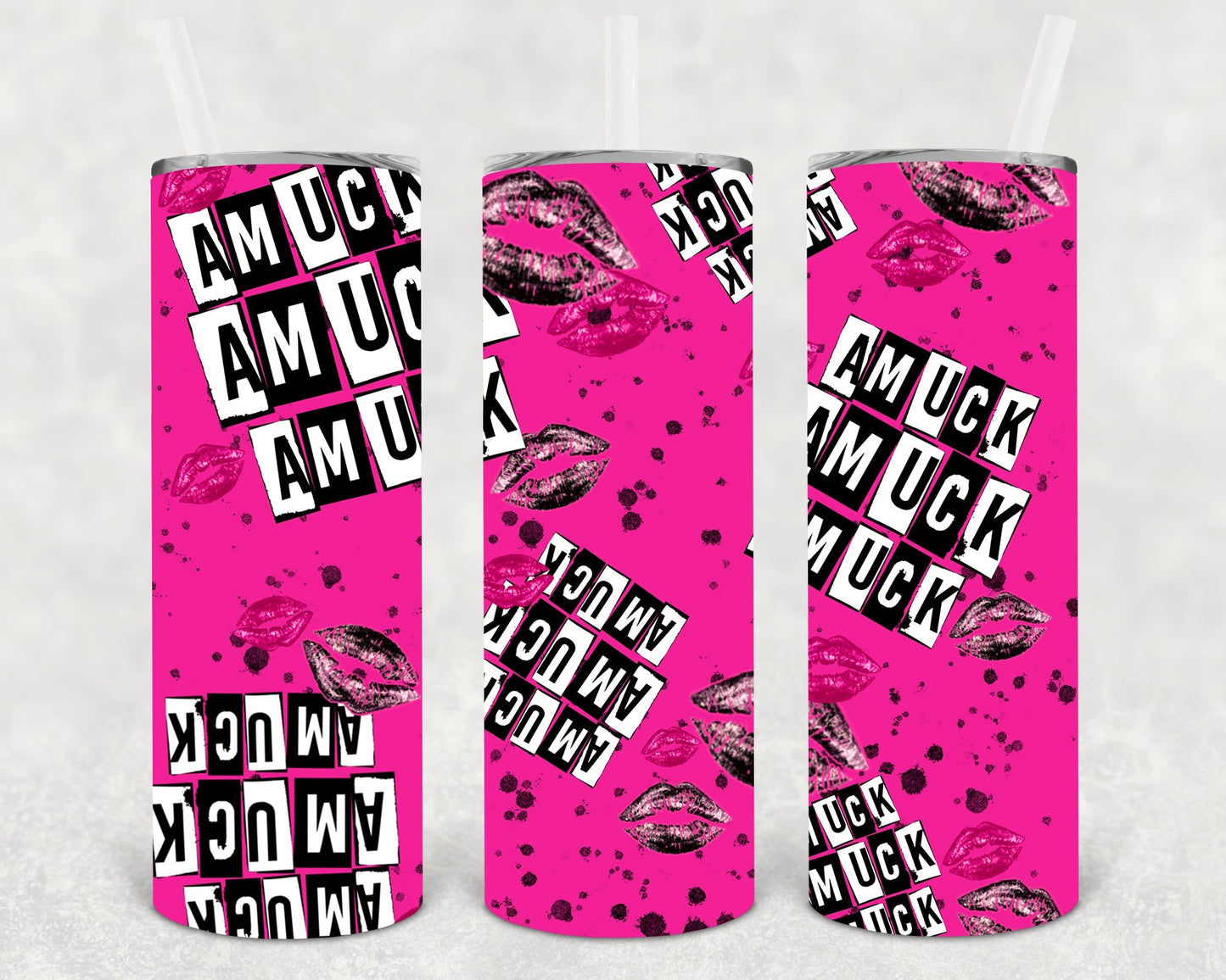 Amuck Amuck Amuck 20 oz Skinny Tumbler