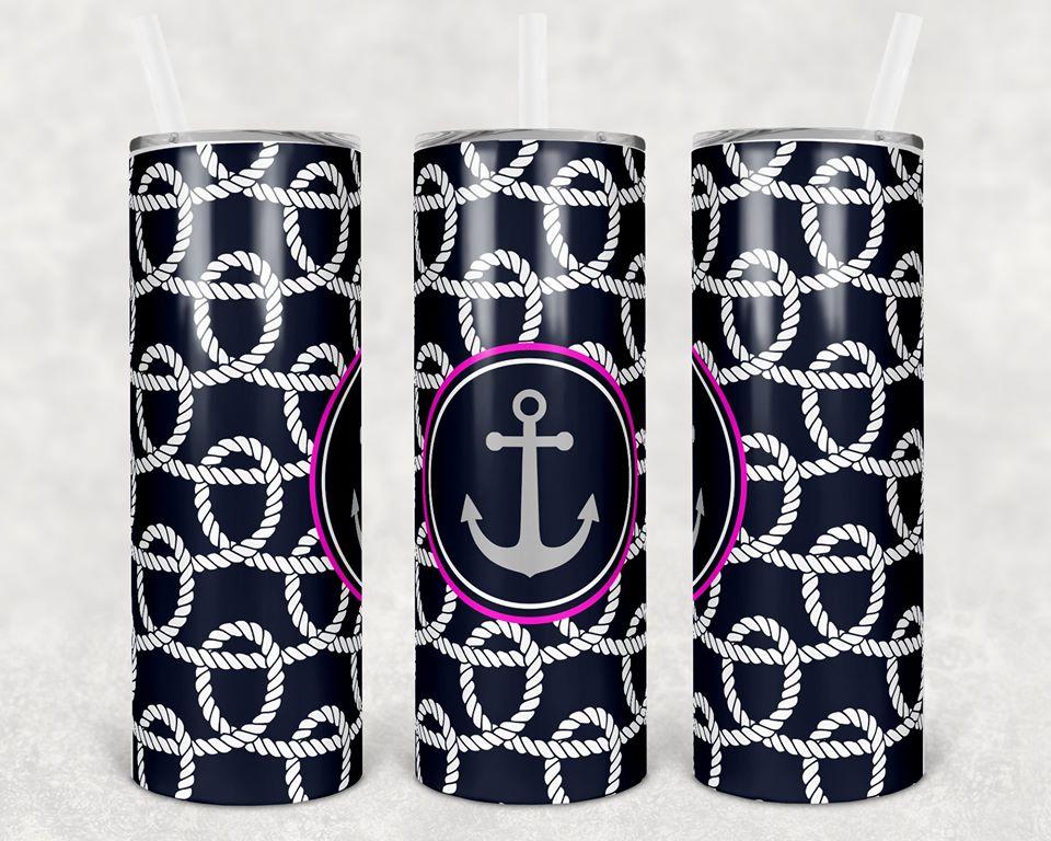 Anchor 20 oz Skinny Tumbler