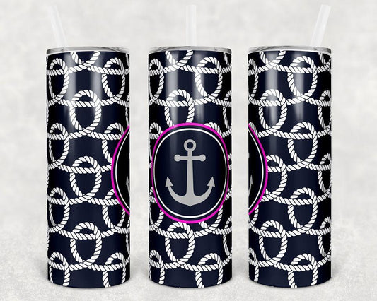 Anchor 20 oz Skinny Tumbler