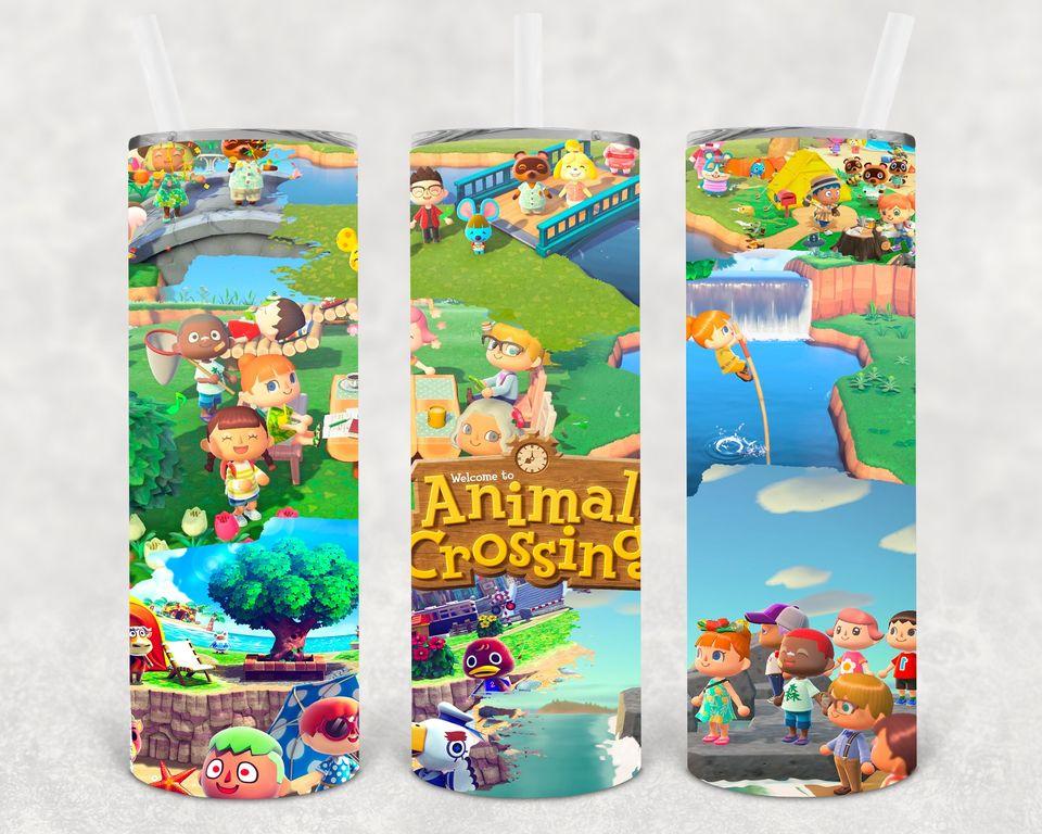 Animal Crossing 20 oz Skinny Tumbler
