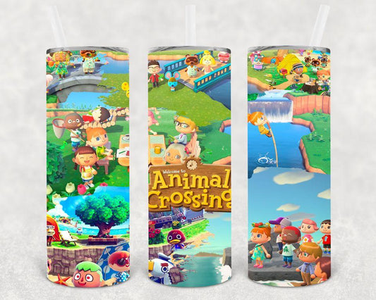 Animal Crossing 20 oz Skinny Tumbler