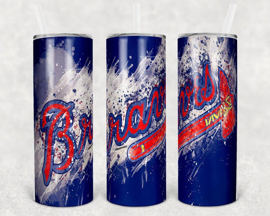 Atlanta Braves 20 oz Skinny Tumbler