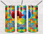 Autism Mom 20 oz Skinny Tumbler