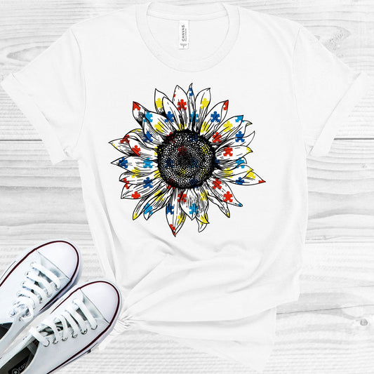 Autism Sunflower Graphic Tee