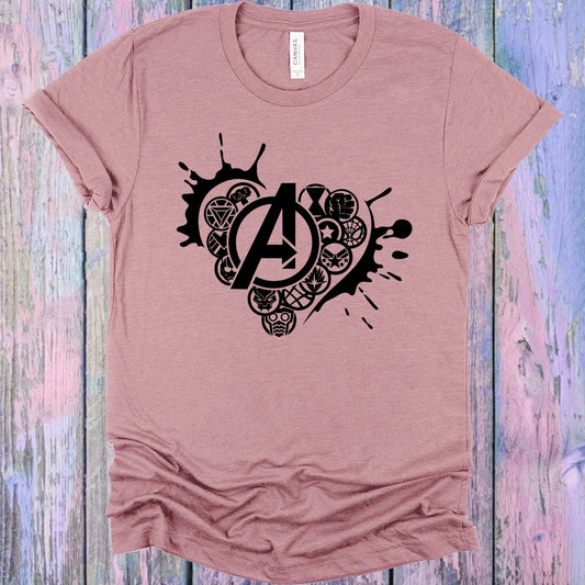 Avengers Heart Graphic Tee