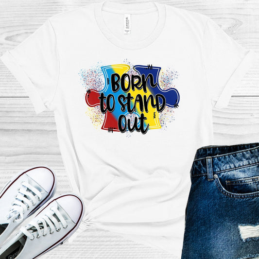 Born to Stand Out Autism Awareness Graphic Tee