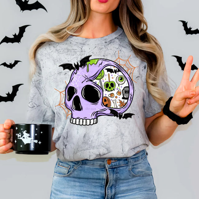 Horror Skull - Comfort Colors Graphic Tee