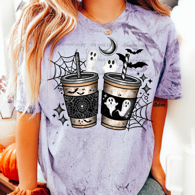 Spooky Coffee - Comfort Colors Graphic Tee