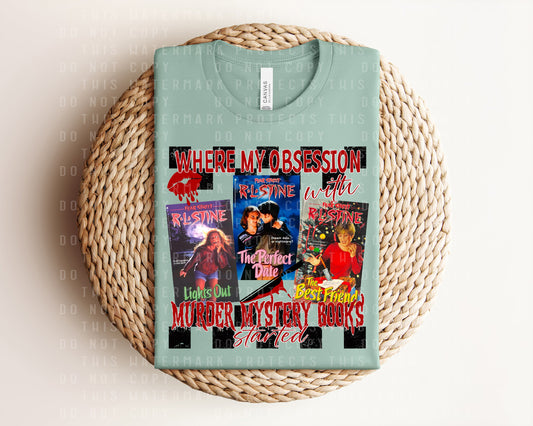 Where My Obsession with Murder Mystery Books Started Graphic Tee
