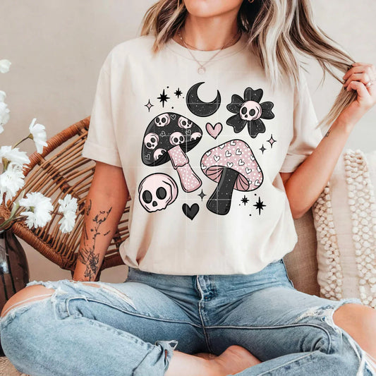 Spooky Shrooms Graphic Tee